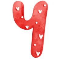 Valentinstag Alphabet y png