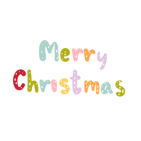 Merry Christmas watercolor png