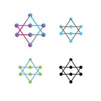 Unique Networks Vector Icon