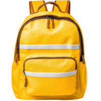 School backpack isolated Illustration AI Generative png