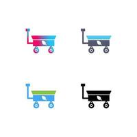 Garden Cart Vector Icon