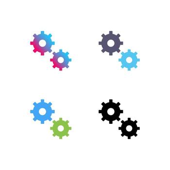 icono de vector de configuraciones únicas