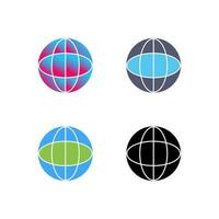 Unique Globe Vector Icon