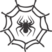 Spider silhouette PNG