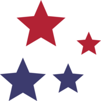 Independence day element icon stars  icon PNG