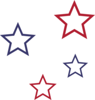 Independence day element icon stars  icon PNG