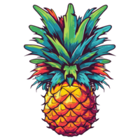 Pineapple design for your artwork, png