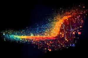 Programming language background. photo