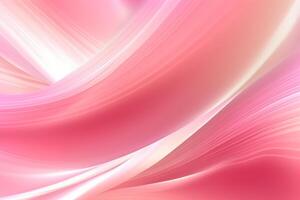 A pink abstract background with a white light. photo