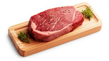 fresh raw beef steak, photo