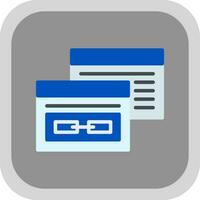 Backlink Vector Icon Design