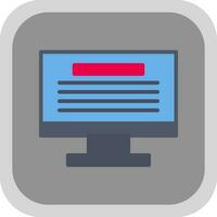 Monitor Vector Icon Design