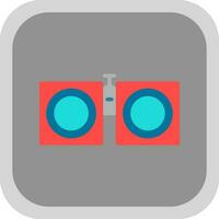 Binoculars Vector Icon Design