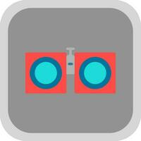 Binoculars Vector Icon Design