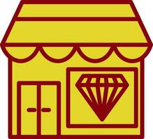 Jewelry shop Vector Icon Design