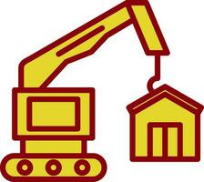 Construction site Vector Icon Design