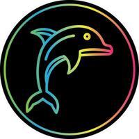 Dolphin Vector Icon Design