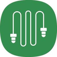 Jumping rope Vector Icon Design