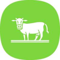 Cow Vector Icon Design