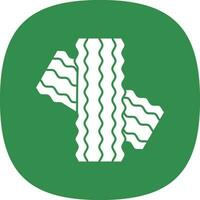 Bacon pie Vector Icon Design