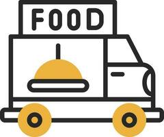 Food Delivery Vector Icon Design