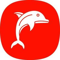 Dolphin Vector Icon Design