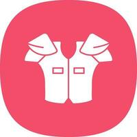 Shoulder pads Vector Icon Design
