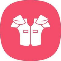 Shoulder pads Vector Icon Design