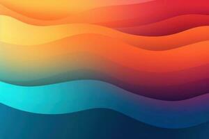 Abstract Gradient Background. Futuristic Liquid Wavy Colorful Background photo