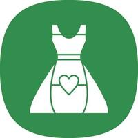 Dress Vector Icon Design