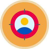 Target audience Vector Icon Design