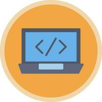 Coding Vector Icon Design