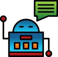 Chatbot Vector Icon Design