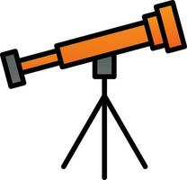 Telescope Vector Icon Design