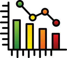 Graph Vector Icon Design