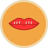 Lips Vector Icon Design