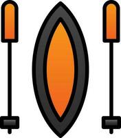 Slalom Vector Icon Design
