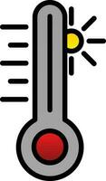 Thermometer Vector Icon Design