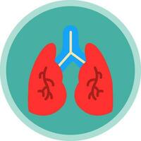 Lungs Vector Icon Design