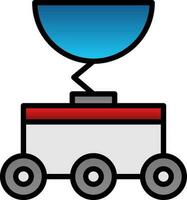 Moon rover Vector Icon Design