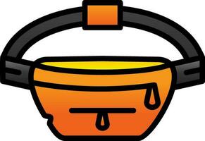 Belt pouch Vector Icon Design