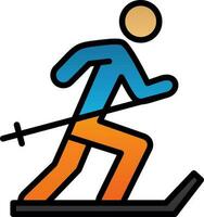 Ski Vector Icon Design