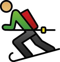 Skis Vector Icon Design