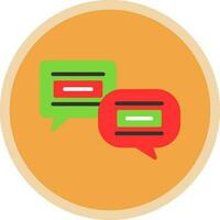 Conversation Vector Icon Design