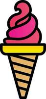 diseño de icono de vector de helado