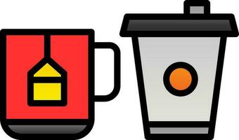 Cups Vector Icon Design