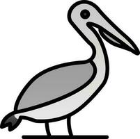 Pelican Vector Icon Design