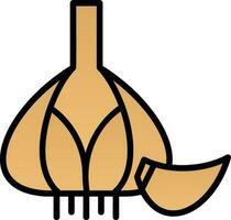 Garlic Vector Icon Design