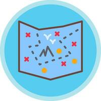 diseño de icono de vector de mapa