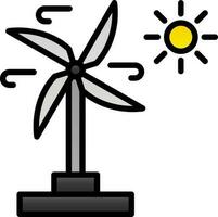 Wind energy Vector Icon Design